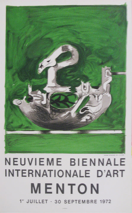 Graham Sutherland original poster - Le Cygne (swan) 1972 Galerie Maeght