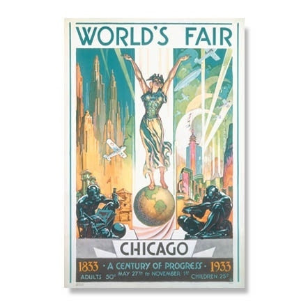 Chicago World's Fair - Spirit of Chicago Notecard Set