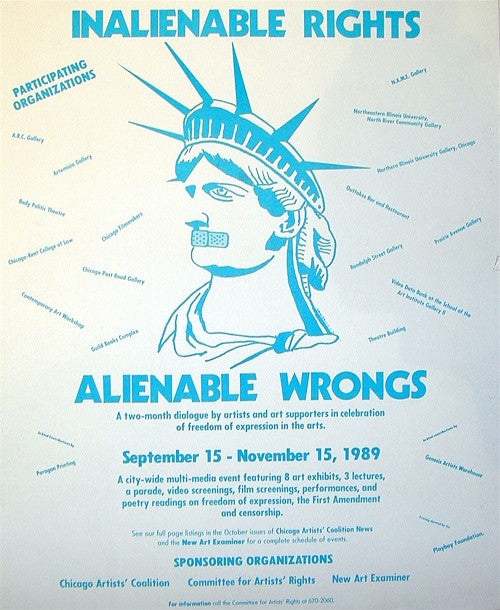 CHUKMAN - INALIENABLE RIGHTS ALIENABLE WRONGS, 1989