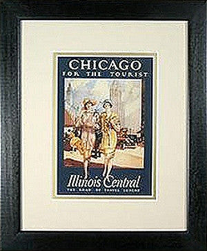 Chicago For The Tourist - Matted & Framed