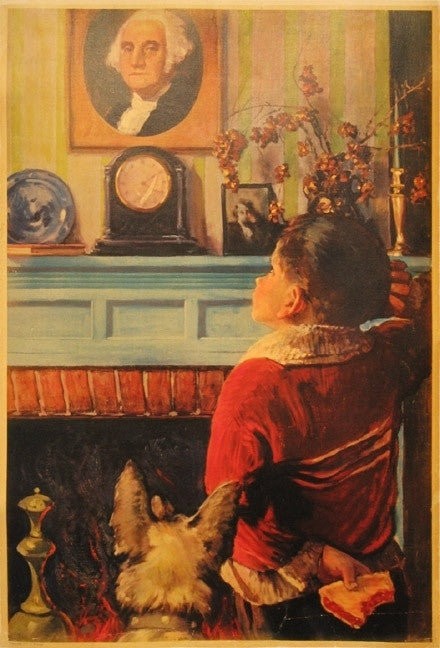 Anonymous, Holiday Display Poster - George Washington, c. 1925