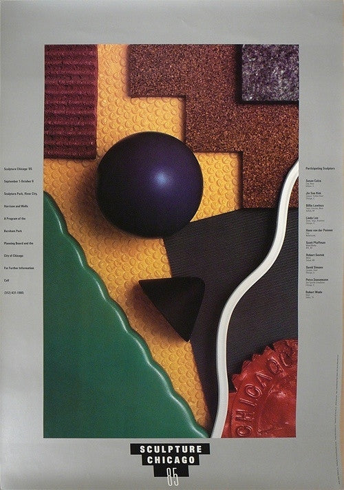 Cagney + McDowell, Sculpture Chicago 85, 1985