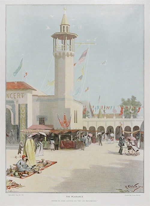 Castaigne, Columbian Exposition - The Plaisance, 1893