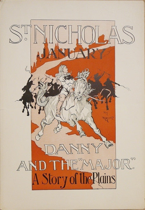 Original American Literary Poster, Mayer, H., St. Nicholas - January, 1899