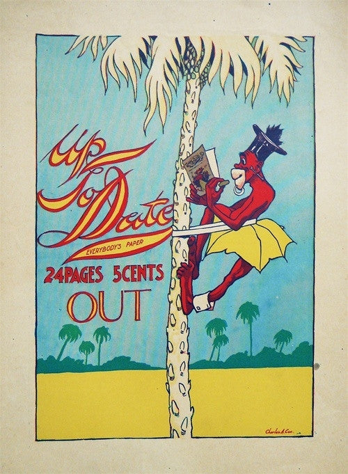 Original American Literary Poster, Cox,To Date - Up, c.1895