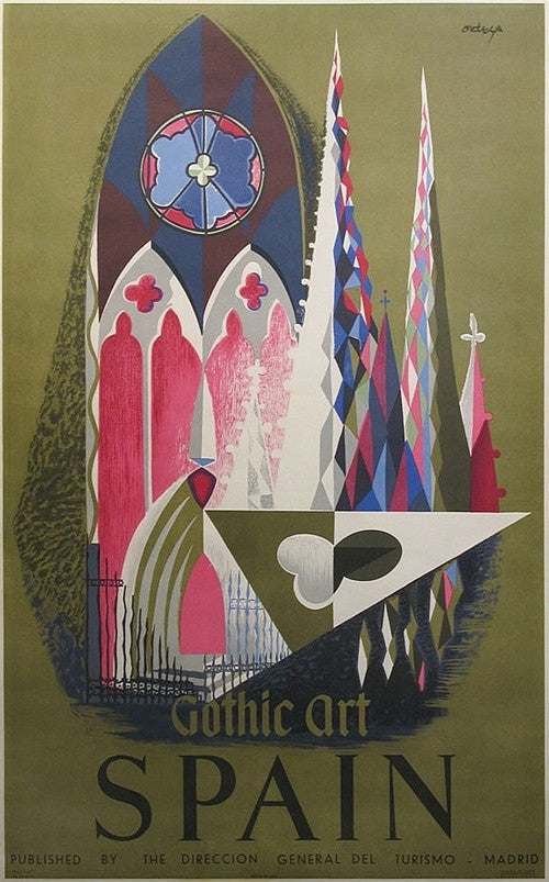 Ortega, Spain - Gothic Art, c. 1956