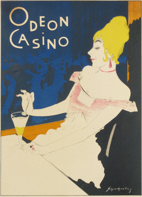 Original poster - Odeon - (Das Plakat facsimile) by Walter Schnackenberg