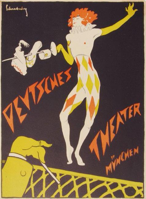 Original poster - Deutsche Theater - (Das Plakat facsimile) by Walter Schnackenberg