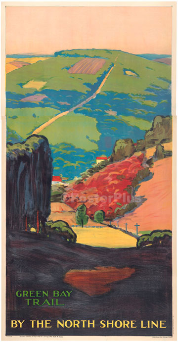 Green Bay Trail by the North Shore Line Chicago Evanston