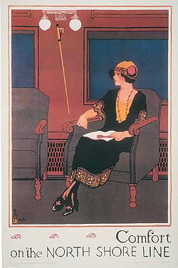 Oscar Rabe Hanson, Comfort on the North Shore Line