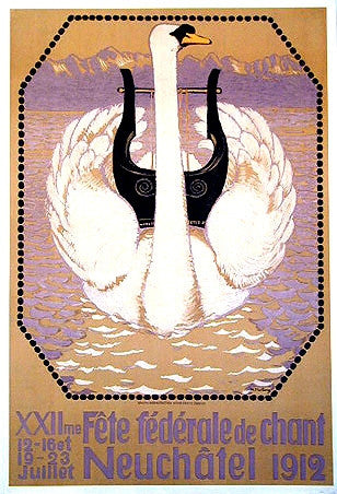 Hartung, Fete Federale de chant - Neuchatel, 1912