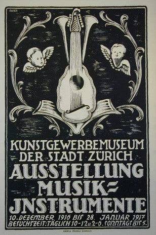 Roesch, Ausstellung Musik Instrumente, 1917