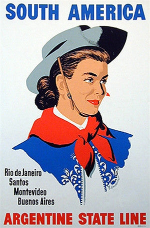 Wodhiser, South America - Argentine State Line, c. 1950