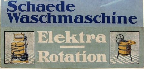 Unknown, Schaede Waschmaschine, Elektra - Rotation, c. 1929