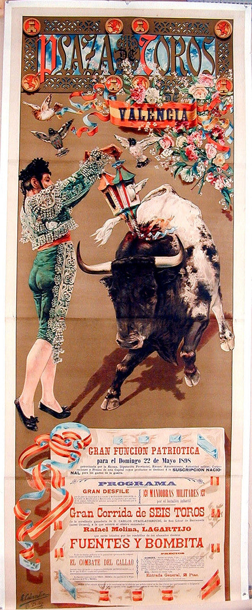 Caladin, Plaza de Toros - Valencia, 1898