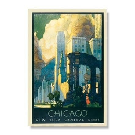 Chicago New York Central Lines Notecard Set