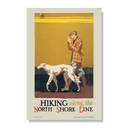 Hiking Along the North Shore Line Notecard Set