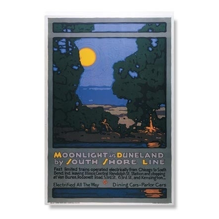 Moonlight in Duneland Notecard Set