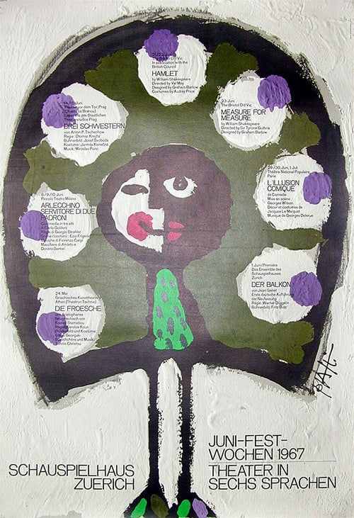 Piatti, Schauspielhaus Zurich, 1967