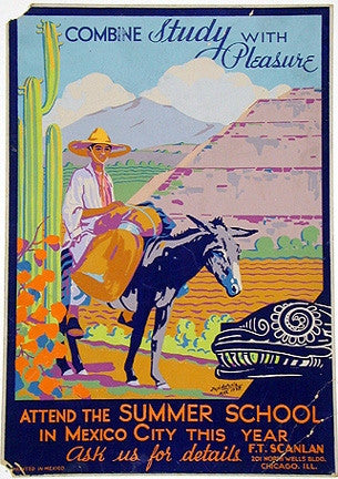 Antonio, Combine Study With Pleasure,  1937