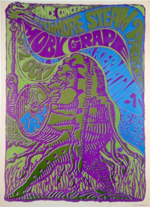 Rock and Roll - Moby Grape & Baltimore Steam Packet, 1967 - Poster Plus