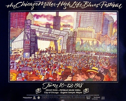 McMahon, Chicago Blues Festival 1988