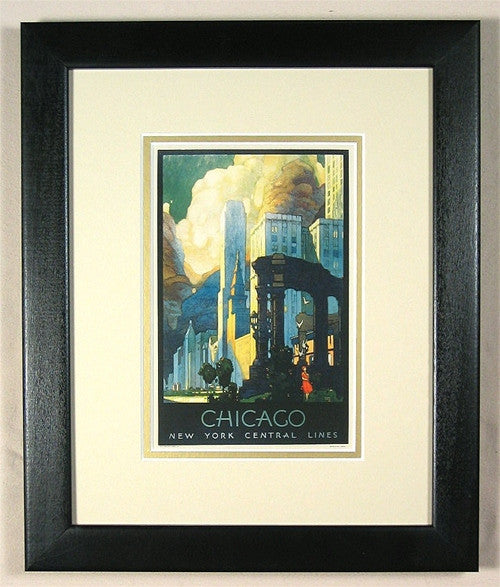 Chicago NY Central Lines - Matted 8x10