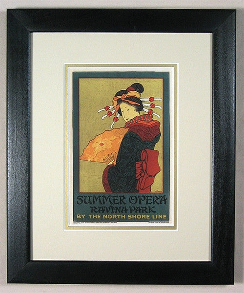 Summer Opera Ravinia Park - Matted And Framed