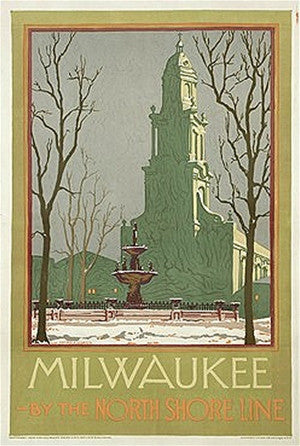 Arthur A. Johnson, Milwaukee by the North Shore Line - Numbered Limited Edition