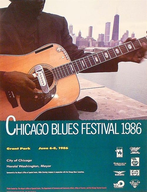 Xeno,  Chicago Blues Festival, 1986