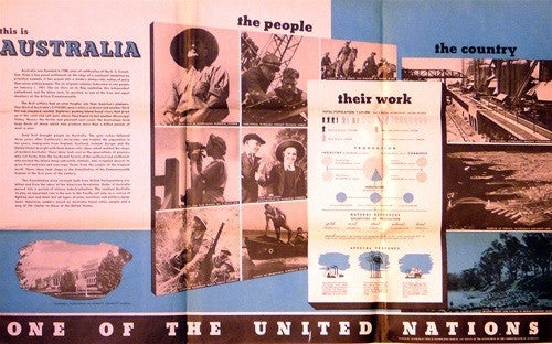 Viet & Adler, AUSTRALIA - ONE OF THE UNITED NATIONS C. 1945