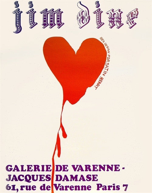 Dine, Jim, Galerie De Varenne-Jacques Damase, c.1975