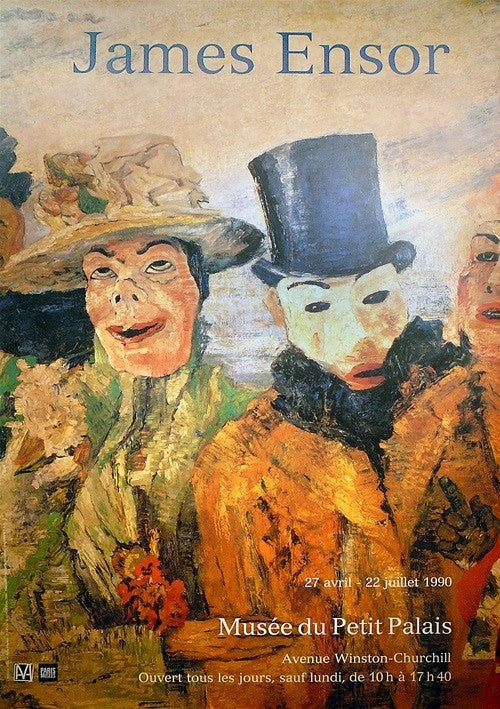 PETIT PALAIS EXHIBIT, James Ensor, 1990