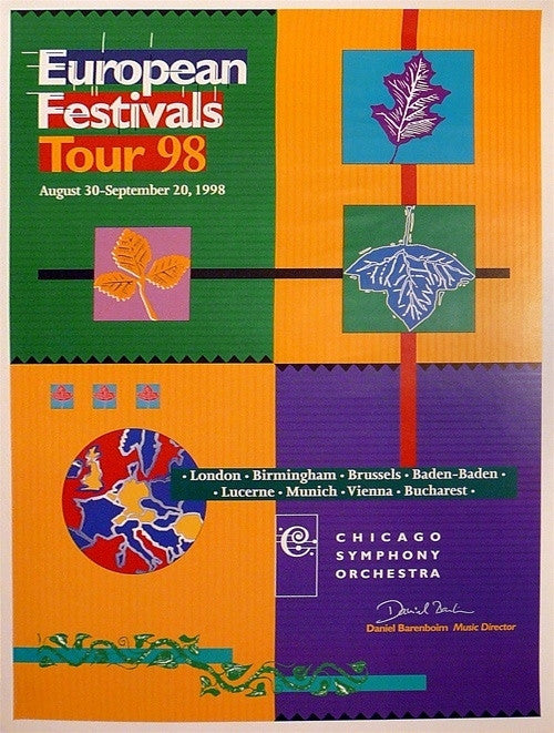 Anonymous, European Festivals Tour &#39;98 - Chicago Symphony Orchestra, 1998