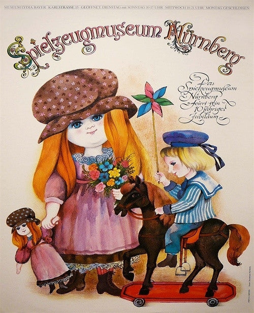 Anonymous, Spielzeug Museum Nurnberg - three dolls, c. 1985