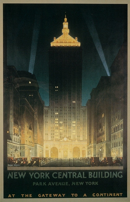 Cheslie Bonestell - New York Central Building
