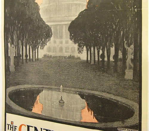 Original American Literary Poster, McCarter, Henry, The Century For February - Midwinter Number, ca.1896