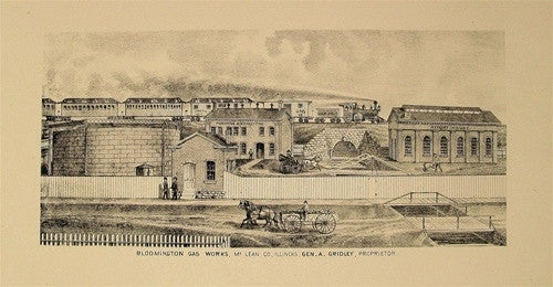 Unknown - Bloomington Gas Works McLean Co. - Illinois, c.1900