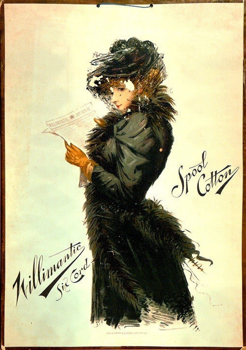 Anonymous - Willimantic 6-cord spool cotton, c.1900