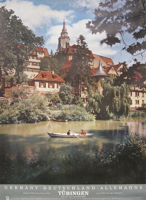 GERMANY ORIG LITHO PHOTO POSTERS c.1934 10 scenes (6 in color) of landmarks