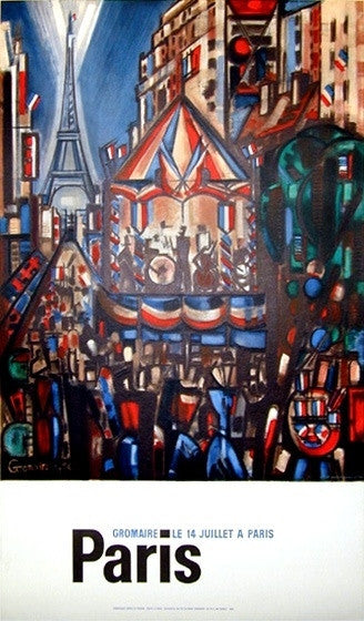 Gromaire - Paris Le 14 Juillet A Paris, 1964