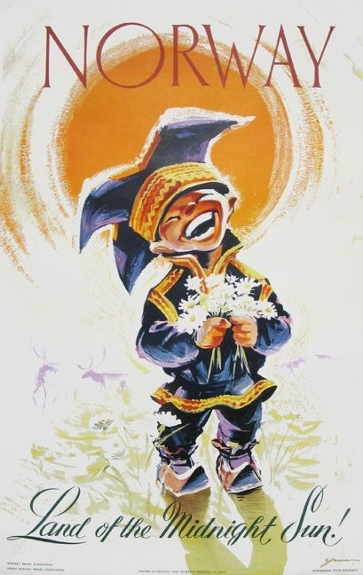Yran, Norway - Land Of The Midnight Sun, 1958 - Poster Plus