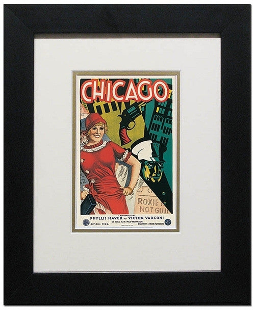 Chicago Roxie - Matted And Framed