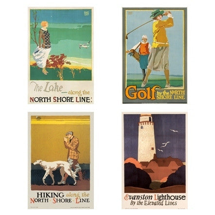Chicago&#39;s North Shore Line Notecard Set Assortment #1