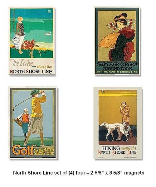 North Shore Line Magnet Set