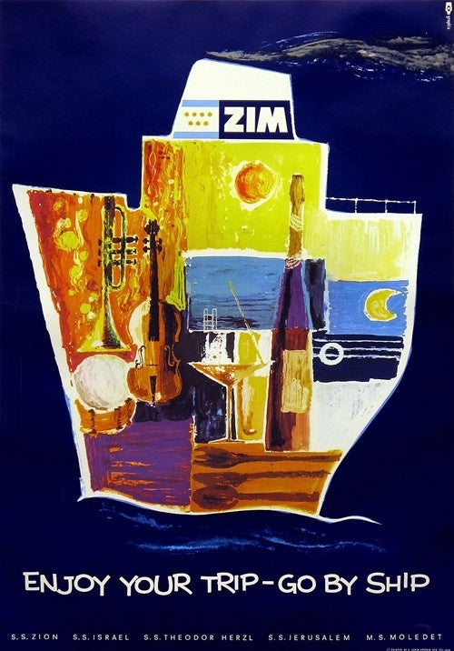 Zim - Enjoy Your Trip, Go By Ship, c. 1960