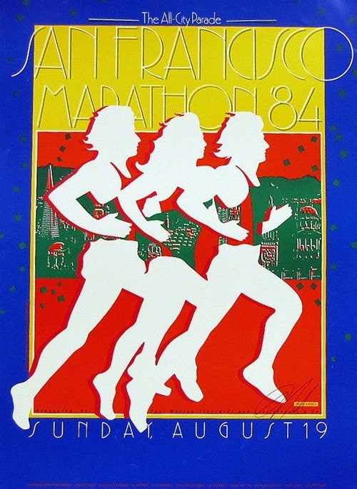 San Francisco Marathon, '84 by Angeli (signed)